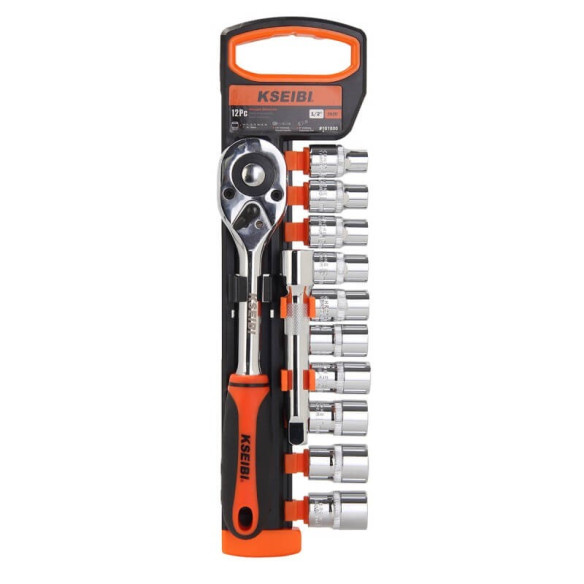 hexagon socket and ratchet set,1/2 inch, 12pcs, sockets and wrenches, mechanic tools, car repair tools, automobile tools