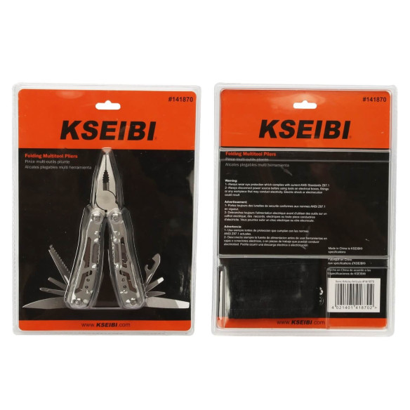 Folding Multifuncional Pliers W Pouch, Hand Tools & Pliers, pocket multi-tool folding plier.