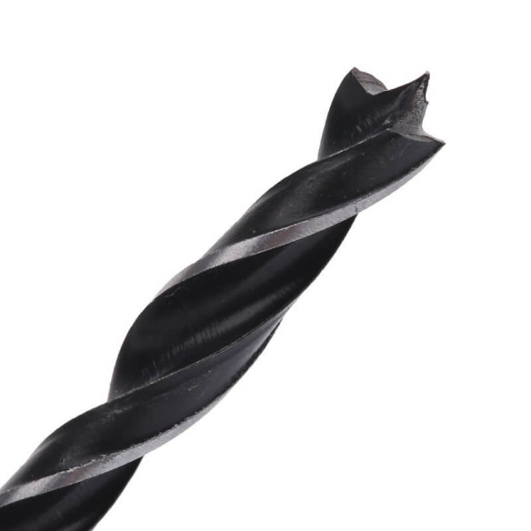 Brad Point Drill Bit Set In Plastic Case, power tool accessories, spiral twist wood drill bits set.