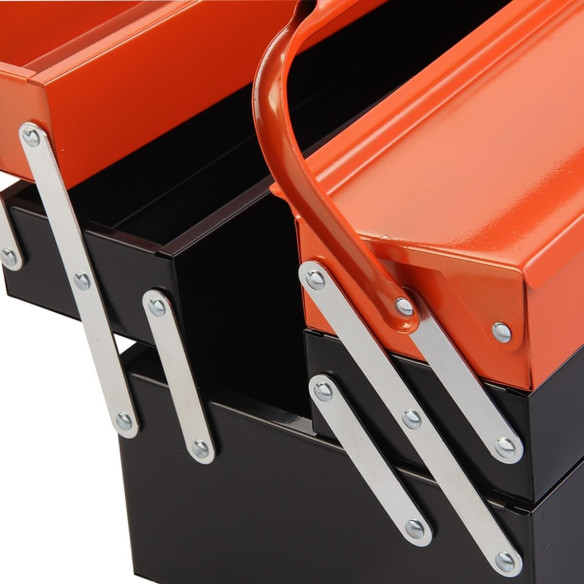 tool box 5 compartments,
 tools sets & storage, organizer, tools & workshop equipment, tool storage, metal toolbox