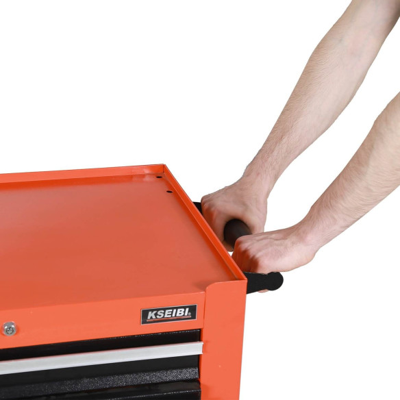foam worktop roller cabinet 5 drawer, 
tools sets & storage, tools & workshop equipment, storing and transporting equipment