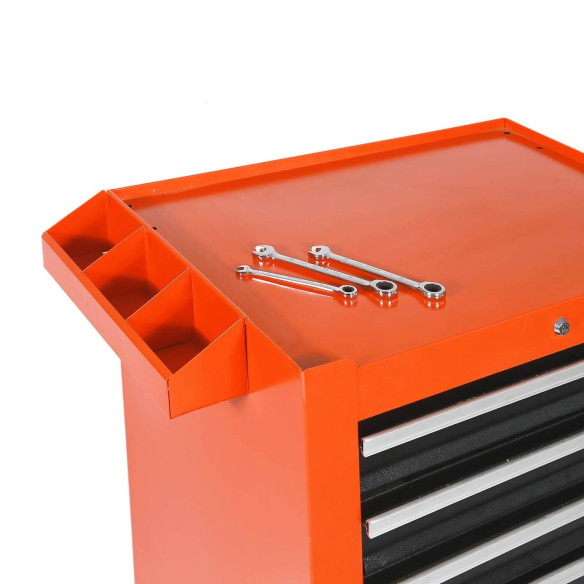 foam worktop roller cabinet 5 drawer, 
tools sets & storage, tools & workshop equipment, storing and transporting equipment