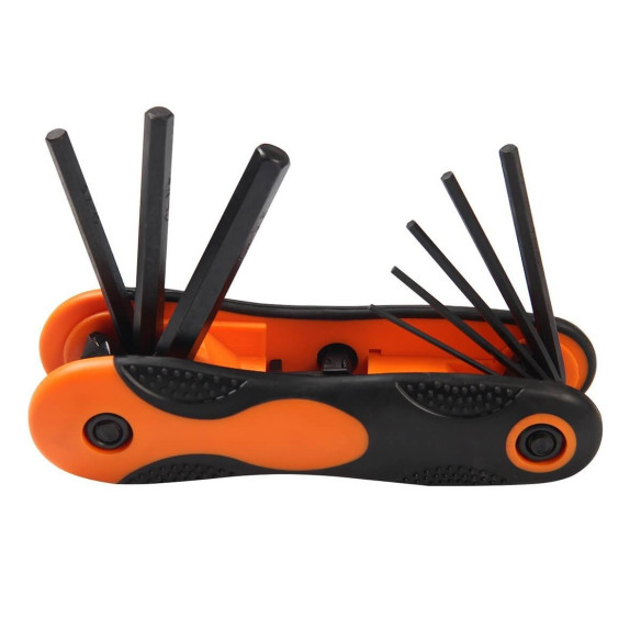 folding hex key wrench set, 2pcs, sockets and wrenches, mechanic tools, car repair tools, automobile tools