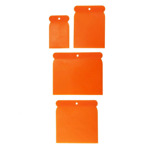 Plastic Scraper Set 4-pc - Kseibi, High Quality Plastic Scraper. KSEIBI