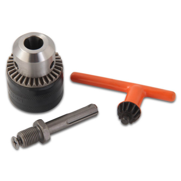 drill chuck with sds adapter & rubber key 13mm,
power tools accessories, for impact driver, rotary tools