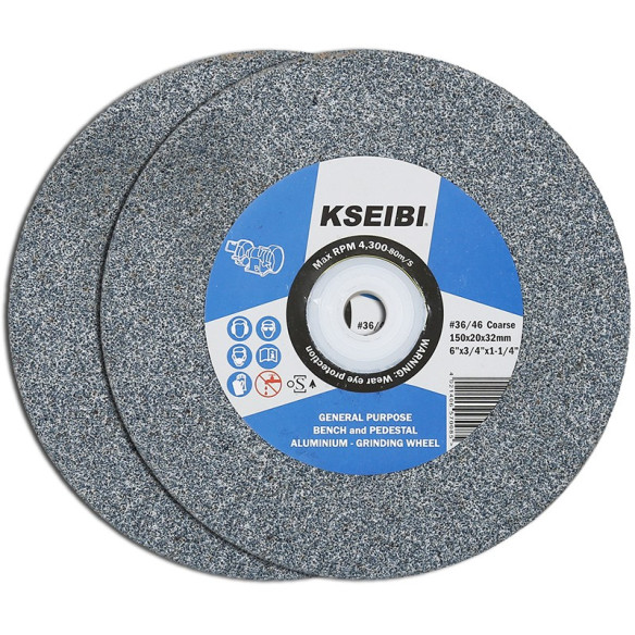 حجر تجليخ للماكينة بمقاس 150×20×32 ملم (#36/46) | KSEIBI