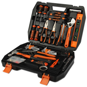 Full Toolset Plastic Box 84-Pc