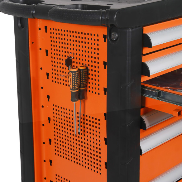 worktop roller cabinet 7 drawer, 
tools sets & storage, workshop equipment, storing and transporting, tool chest