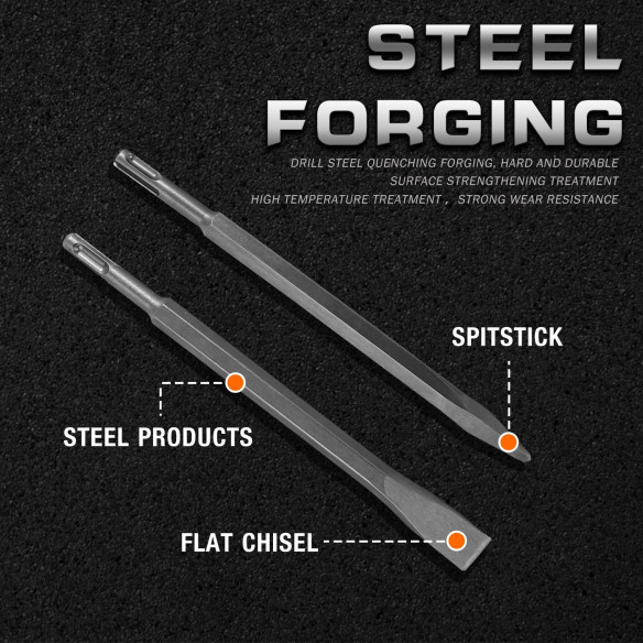 Kseibi Pointed chisels with SDS-plus shank,High Quality Pointed Chisel