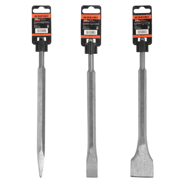 Kseibi Pointed chisels with SDS-plus shank,High Quality Pointed Chisel