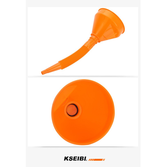 Funnel With Filter, oil funnel with filter and removable spout,
plastic car gasoline engine oil funnel,