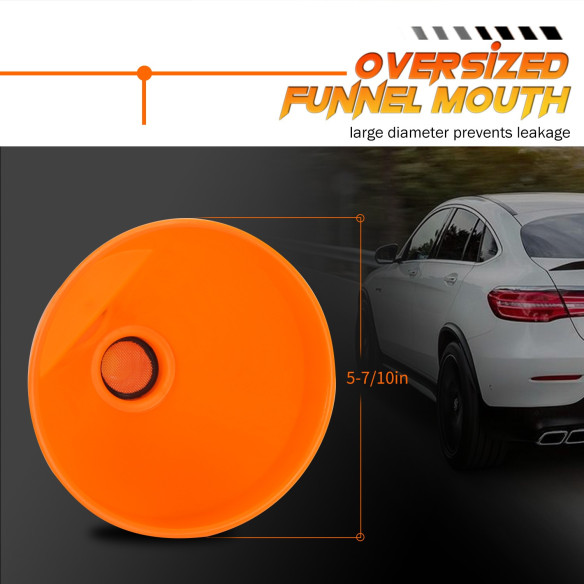 Funnel With Filter, oil funnel with filter and removable spout,
plastic car gasoline engine oil funnel,