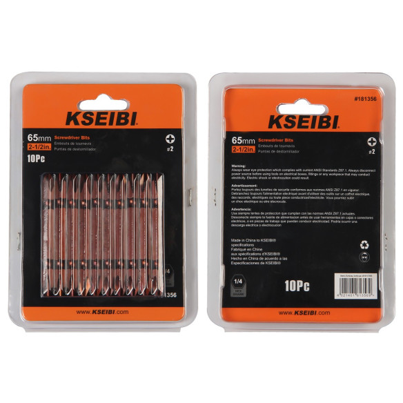 Screwdriver Bits Double-Ended, Screwdrivers, screwdriver bits, fitting into drills power tools, driving & extracting screws.