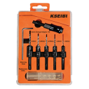 Countersink Drill Bits With Plastic Box, plastic containers,
drill bit Set for wood screw,