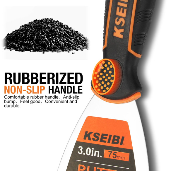 Crown Scraper PROGRIP Handle, Contractor's Tools, trimming guide, burnishing tool, light sweeping cuts.