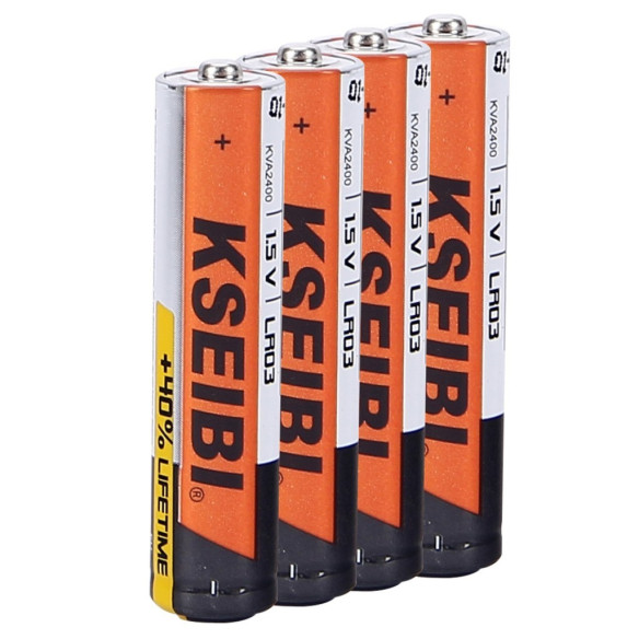 Alkaline Battery LR03/AAA - 4PCS,
non-rechargeable,High energy 1.5V Alkaline Battery for household and business appliances.