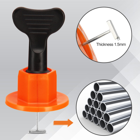 Tile Leveling System/Spacer, Contractor's Tools, tile,
reusable,
Tile leveling