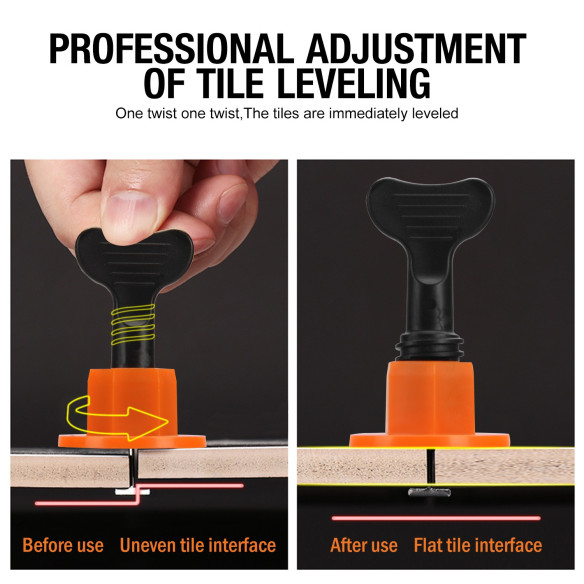 Tile Leveling System/Spacer, Contractor's Tools, tile,
reusable,
Tile leveling
