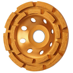 Diamond cup wheels double raw