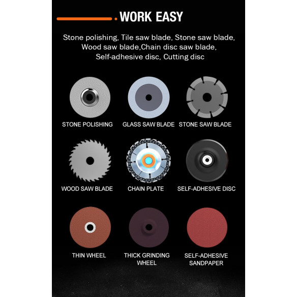 2000W Angle Grinder / 7" 180mm | Power Tools | KSEIBI