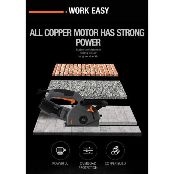 1500W Wall Chaser - Power Tools  | KSEIBI