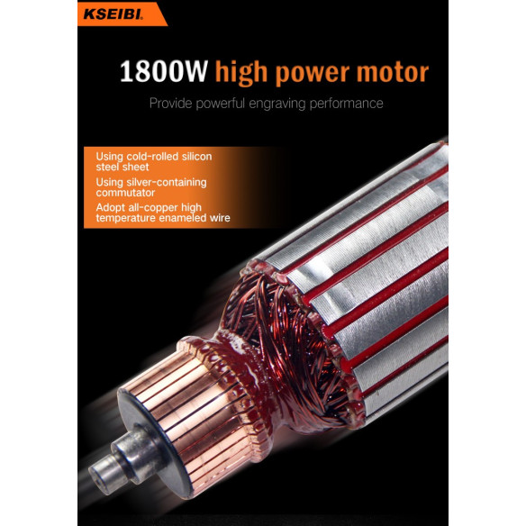 1800W Woodworking Router Machine / 1/2" 12mm | Power Tools | KSEIBI