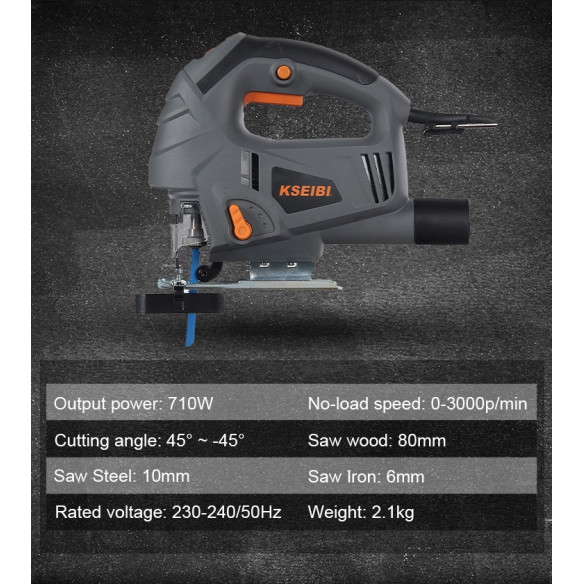710W Jig Saw / 65mm | Power Tools | KSEIBI