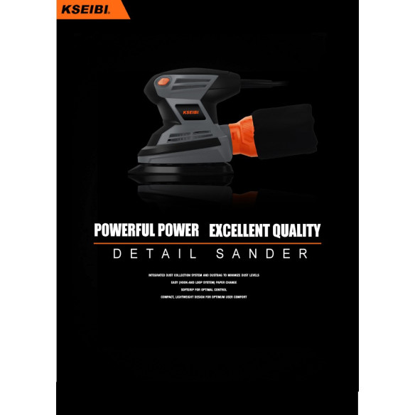 200W Sheet Finishing Sander 1/4" | Power Tools | KSEIBI