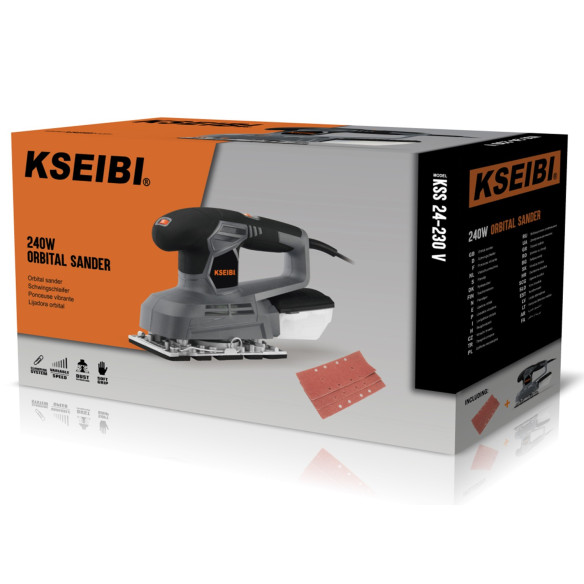 240W Sheet Finishing Sander 1/3" | Power Tools | KSEIBI