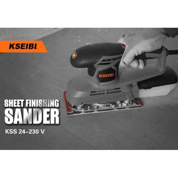240W Sheet Finishing Sander 1/3" | Power Tools | KSEIBI