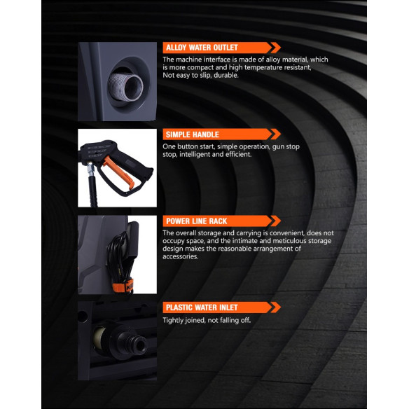 1400W High Pressure Washer / 105 Bar | Power Tools | KSEIBI