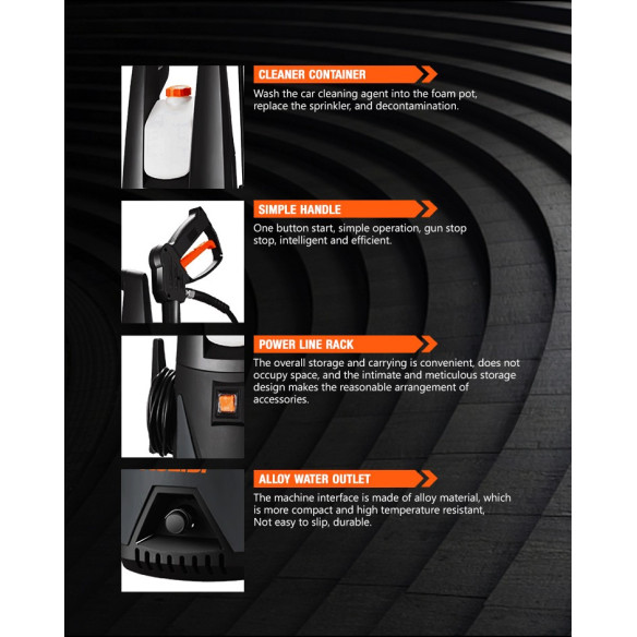 1400W High Pressure Washer / 105 Bar | Power Tools | KSEIBI