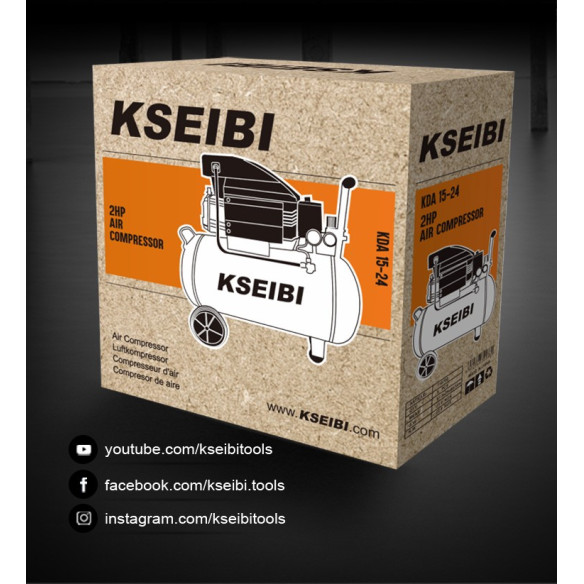 2HP Direct Air Compressor | Gasoline Tools | KSEIBI