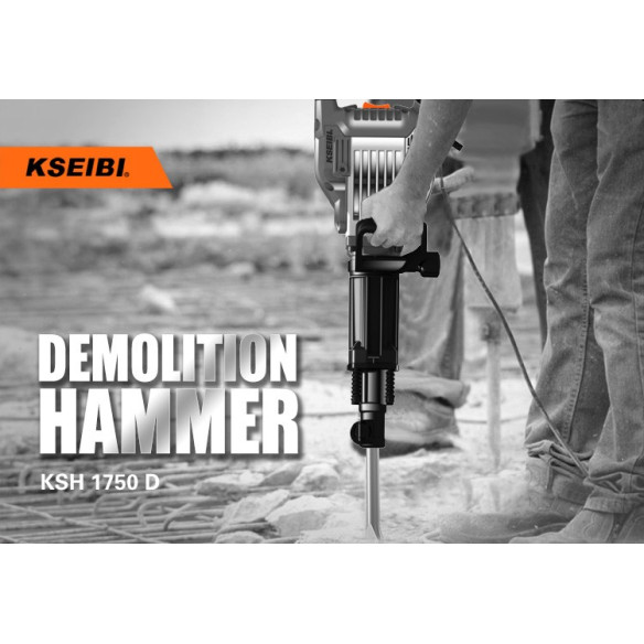 1750W Electric Demolition Breaker Hammer / 30mm Hex | Power Tools | KSEIBI