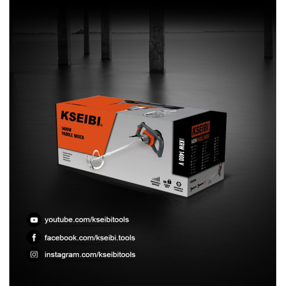 1400W Electric Paint Mixer / M14 | Power Tools | KSEIBI