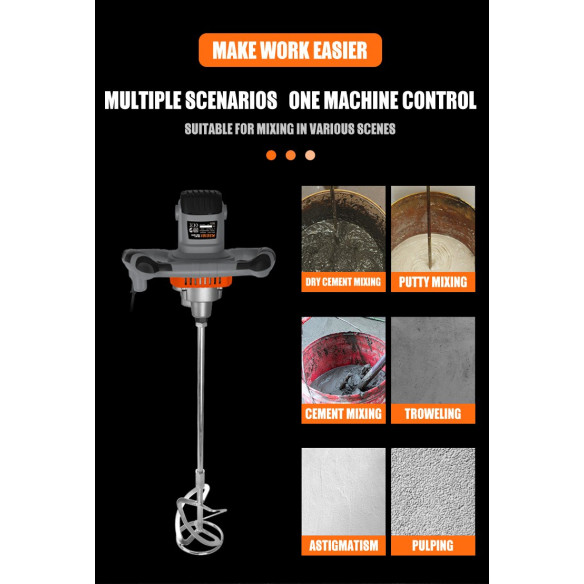 1400W Electric Paint Mixer / M14 | Power Tools | KSEIBI