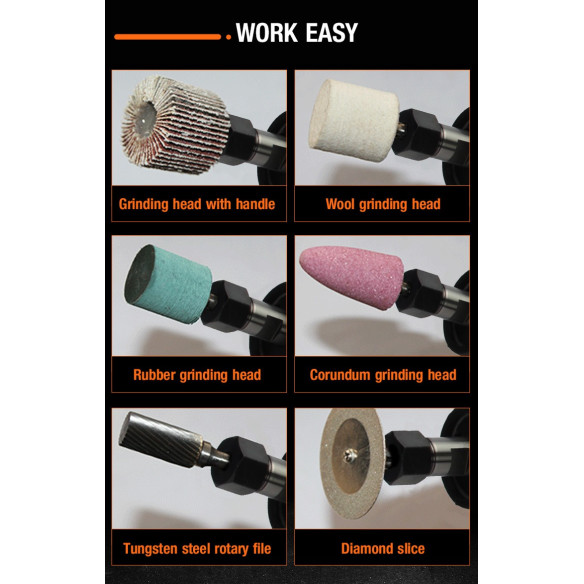 500W Straight Pencil Grinder | Power Tools | KSEIBI