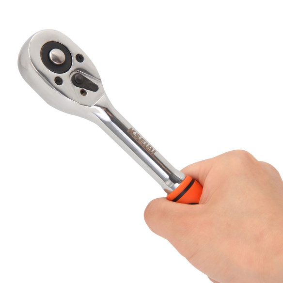 Hexagon Socket And Ratchet Set 1/2 Inch 22-Pc. | Sockets & Wrenches | KSEIBI