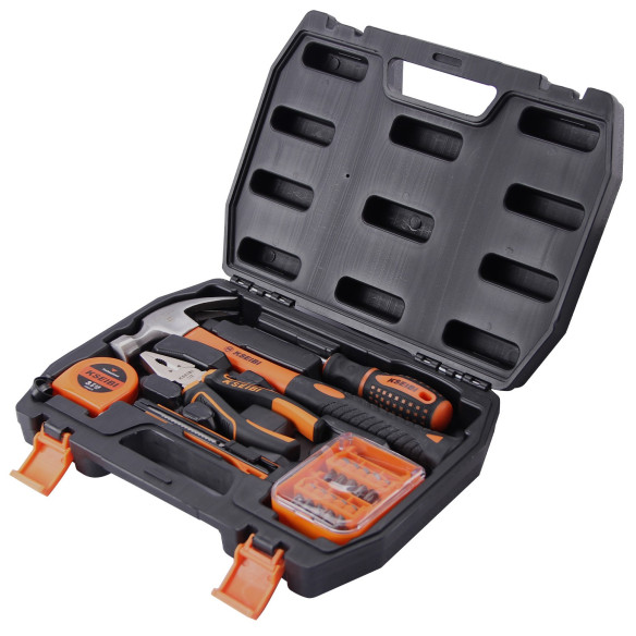 Powertec Plastic Case 26pcs Hand Tool Set Household Use Tool-kseibi