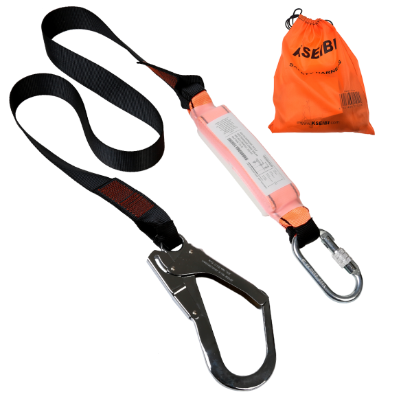 Safety Shock Absorbing Lanyard Webbing/Single Hook | Safety Tools | KSEIBI