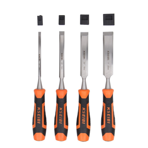 Wood Chisel Set PROGRIP 4-PC. | Cutters & Saws Tools | KSEIBI