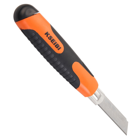 Utility Knife Progrip With Safety Lock | Cutters & Saws Tools | KSEIBI