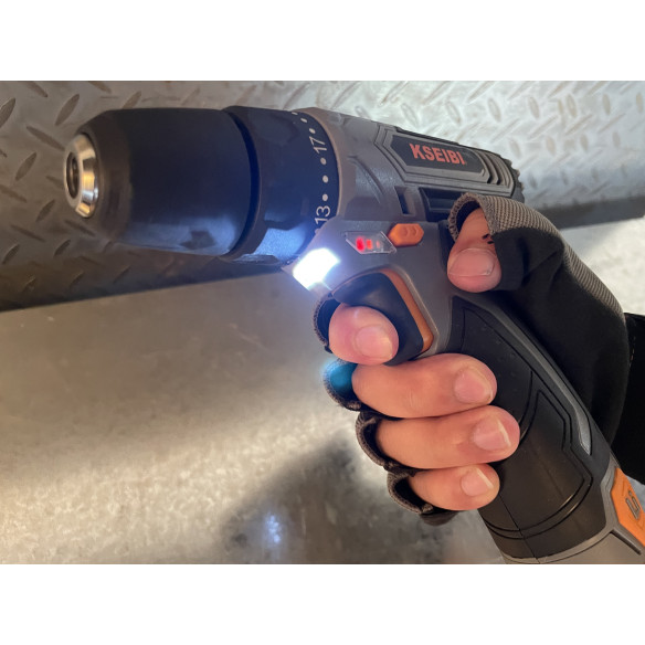 12V Cordless Electric Drill Driver x2 Batteries | Power Tools | KSEIBI