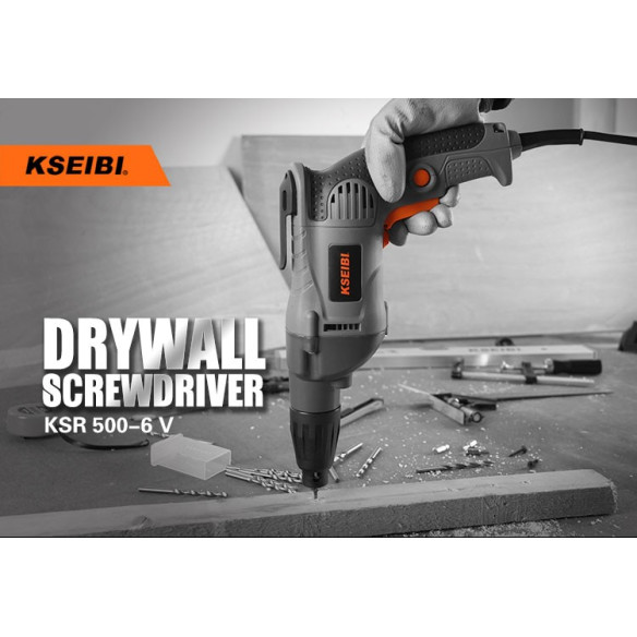 500W Drywall Electric Screwdriver Drill / 13mm Keyed Chuck | Power Tools | KSEIBI