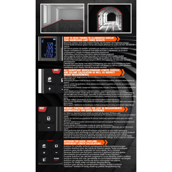 Laser Measure , 100m | Power Tools  | KSEIBI