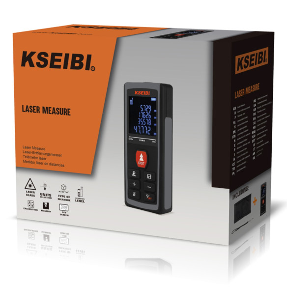 Laser Measure, 50m | Power Tools  | KSEIBI