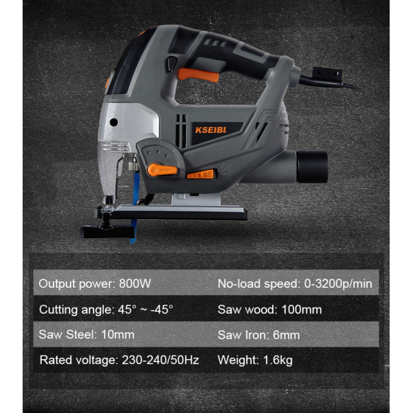800W Jig Saw / 100mm | Power Tools | KSEIBI