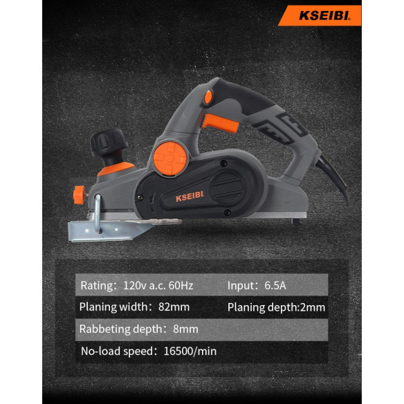 Electric Planer, 82mm 710W | Power Tools | KSEIBI