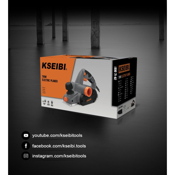 Electric Planer, 82mm 710W | Power Tools | KSEIBI