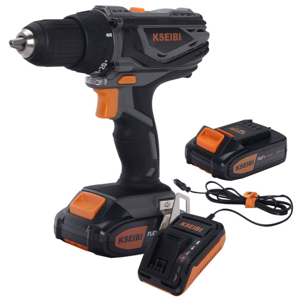 Perceuse Visseuse à Percussion Sans Fil 20 V, 13 mm, 1 Batterie